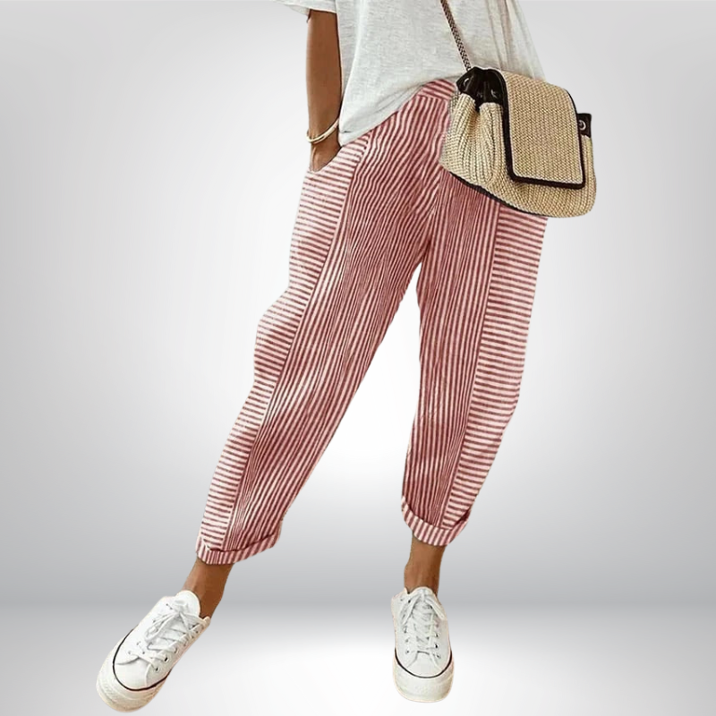 Marilyn™ | Luźne spodnie w paski