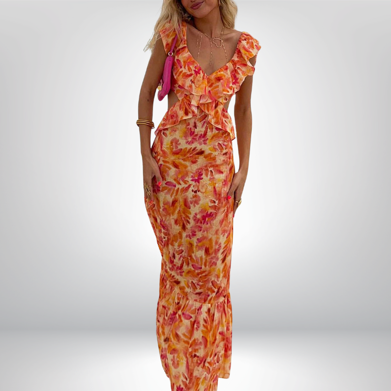 Amara | Elegancka letnia sukienka maxi