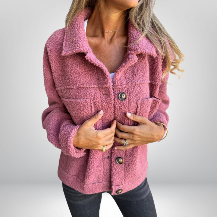 Diana™ | Przytulna kurtka zapinana na guziki