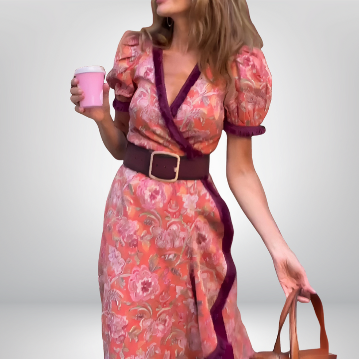 Vivienne™ | Elegancka Sukienka Kopertowa