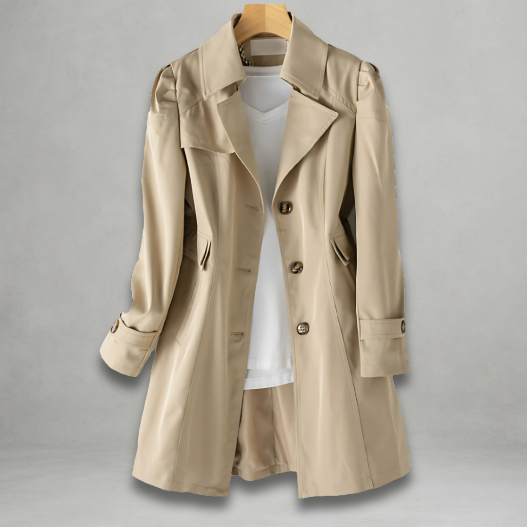 Eleanor | Classic Button Trench Coat
