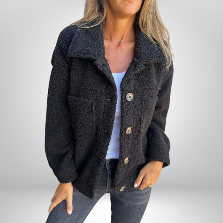 Diana™ | Przytulna kurtka zapinana na guziki