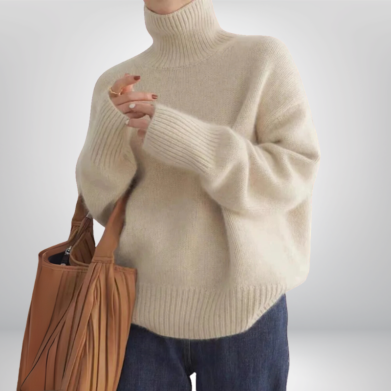 Elaine™ | Miękki golf z dzianiny