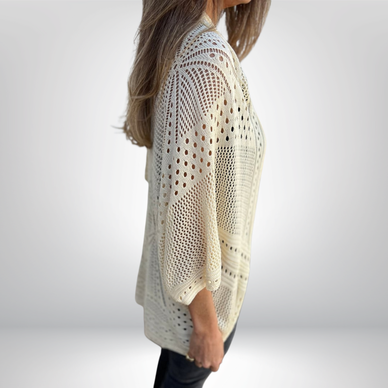 Helen™ | Open-Knit Cardigan