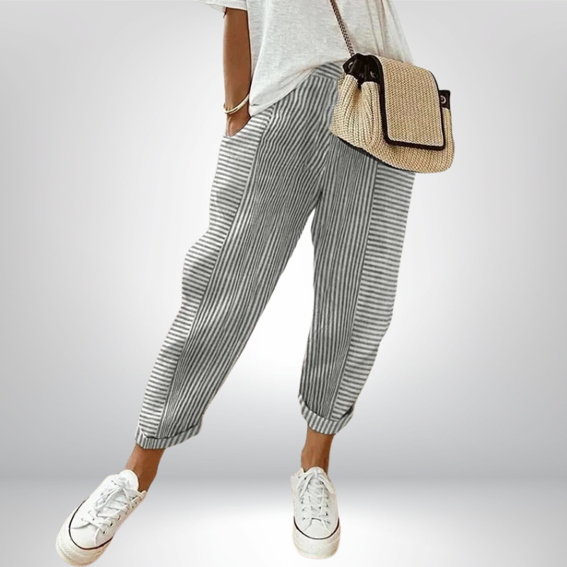 Marilyn™ | Luźne spodnie w paski