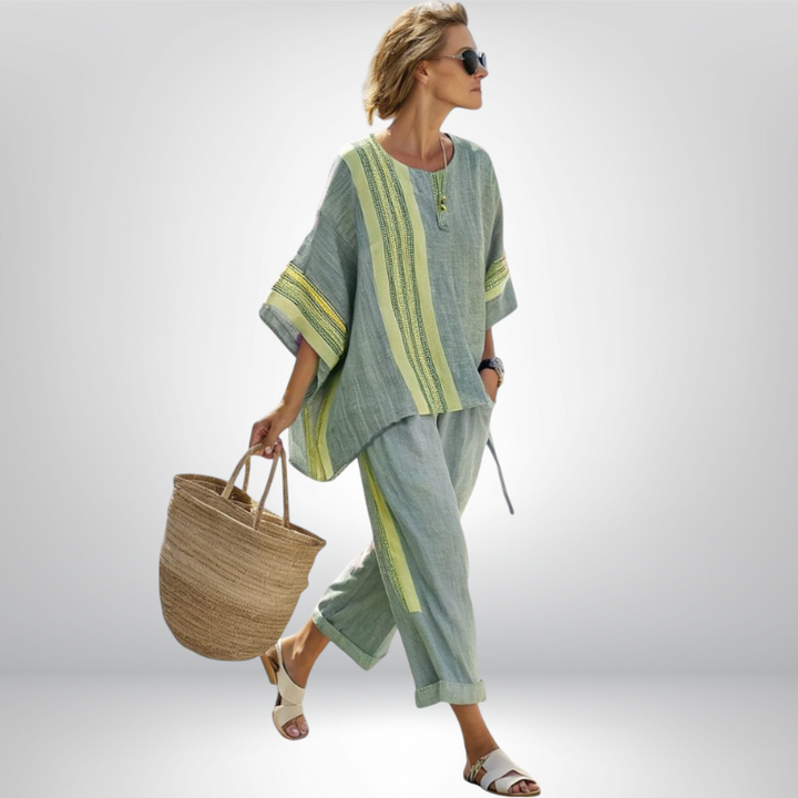 Daisy™ | Boho komplet w paski