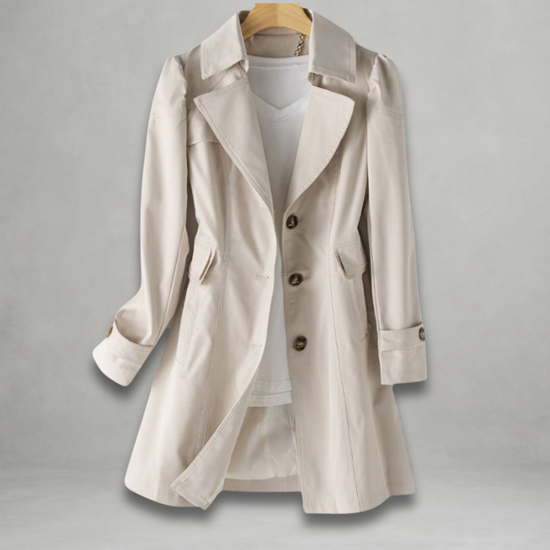 Eleanor | Classic Button Trench Coat