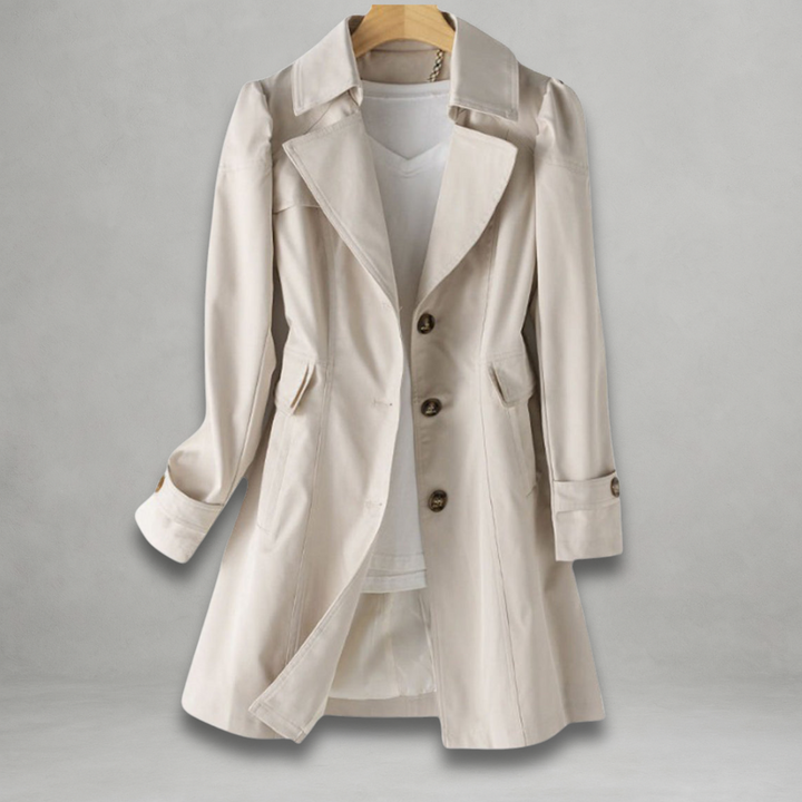 Eleanor | Classic Button Trench Coat