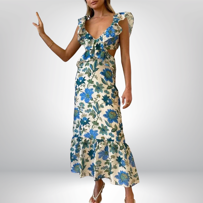 Amara | Elegancka letnia sukienka maxi