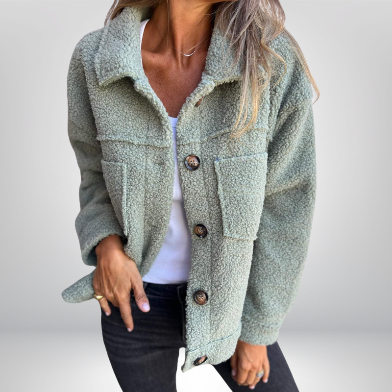 Diana™ | Przytulna kurtka zapinana na guziki