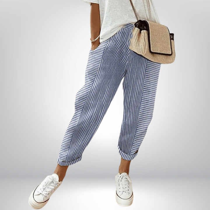 Marilyn™ | Luźne spodnie w paski