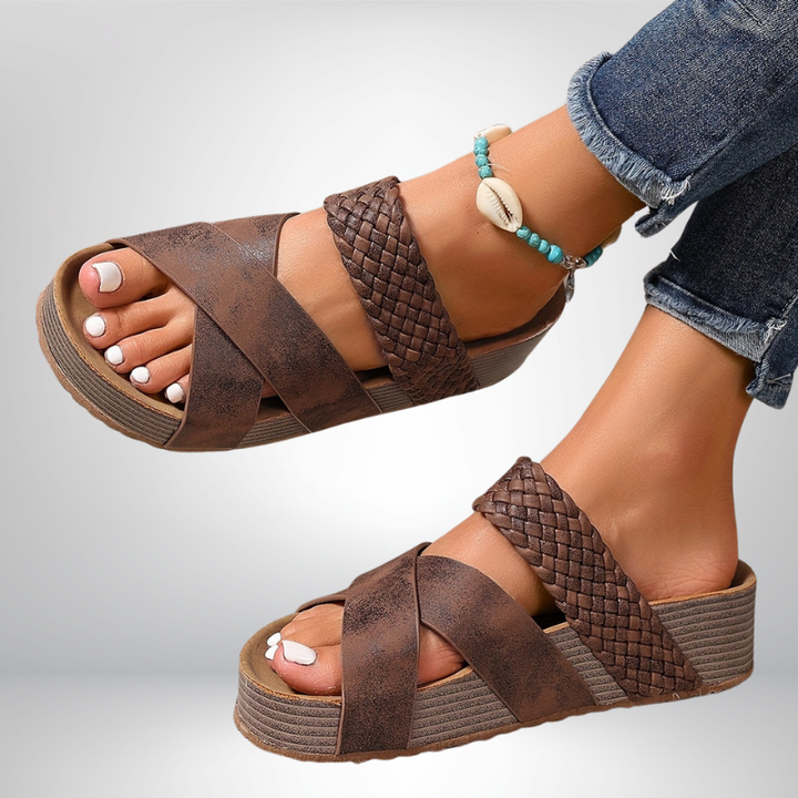 Martine™ | Ortopedyczne skórzane sandały