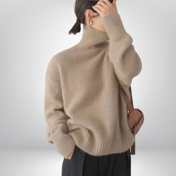 Elaine™ | Miękki golf z dzianiny