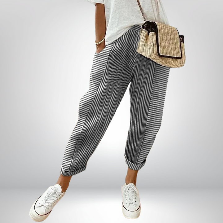 Marilyn™ | Luźne spodnie w paski