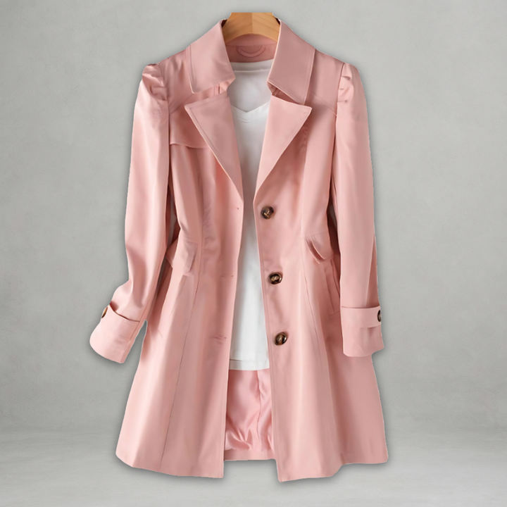 Eleanor | Classic Button Trench Coat