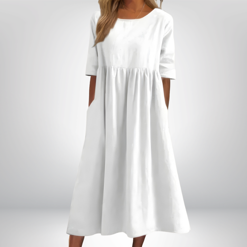 Elaine™ | Sukienka midi o luźnym kroju