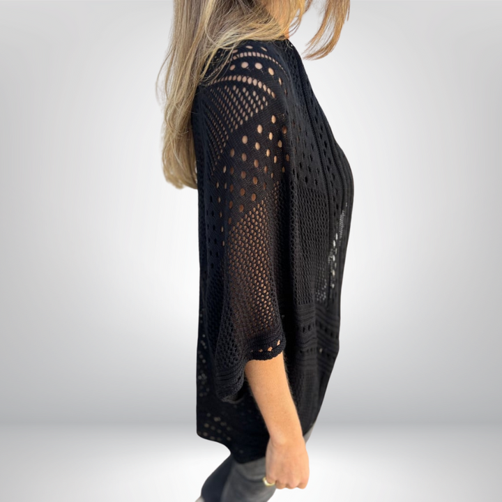 Helen™ | Open-Knit Cardigan