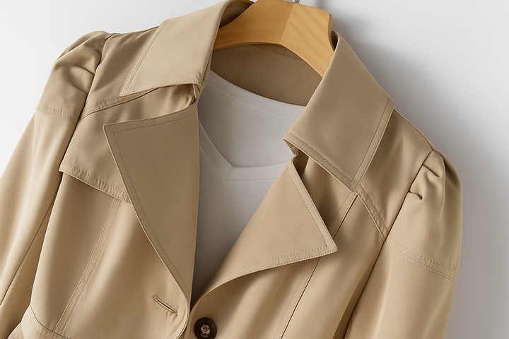 Eleanor | Classic Button Trench Coat