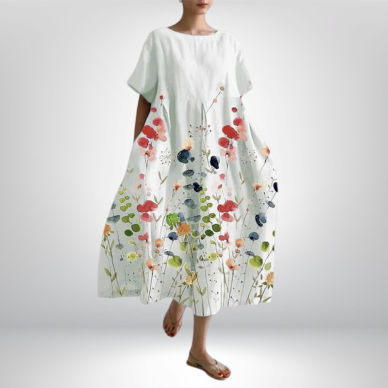 Valentina™ | Zwiewna kwiatowa sukienka letnia