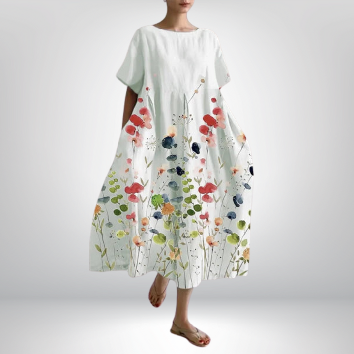 Valentina™ | Zwiewna kwiatowa sukienka letnia