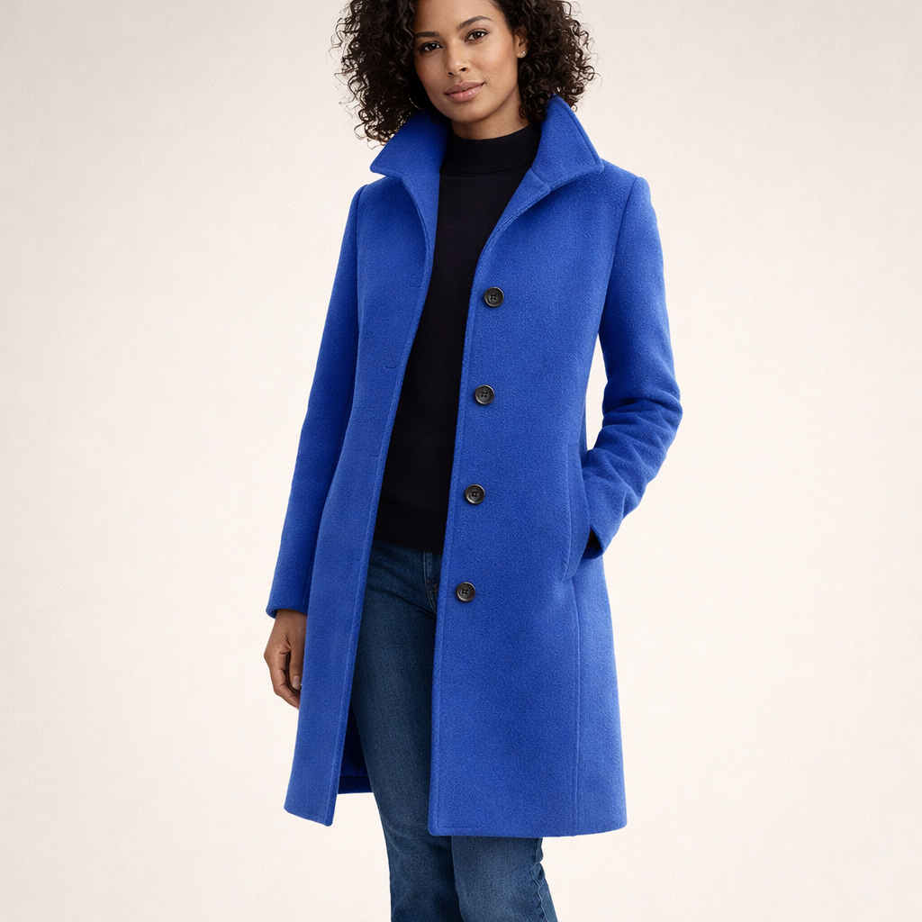 Joanna | Klasyczny Płaszcz Z Guzikami