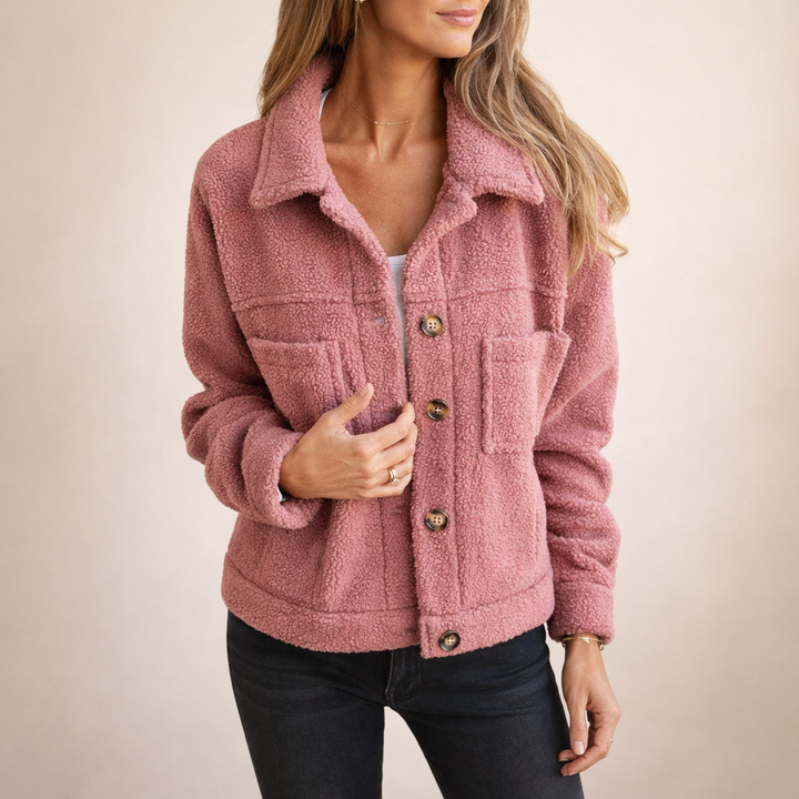 Diana™ | Przytulna kurtka zapinana na guziki