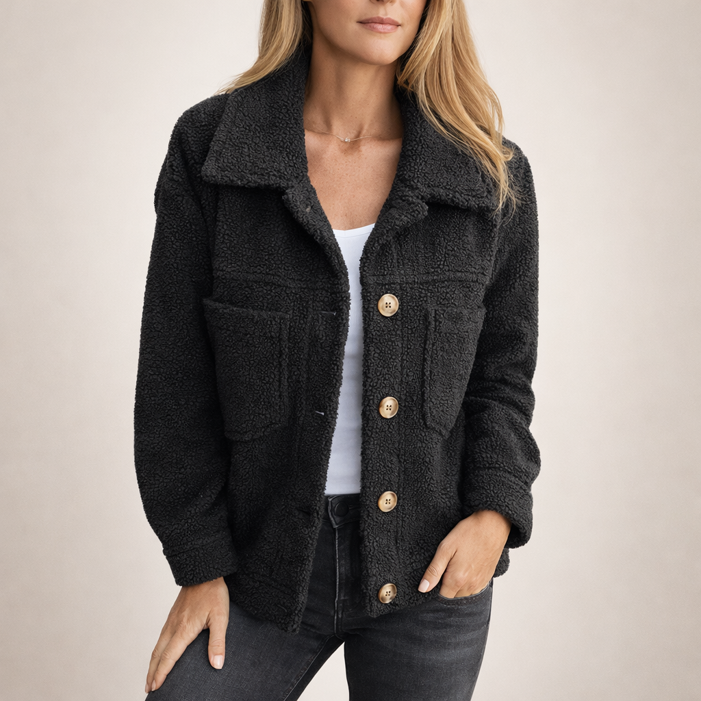 Diana™ | Przytulna kurtka zapinana na guziki