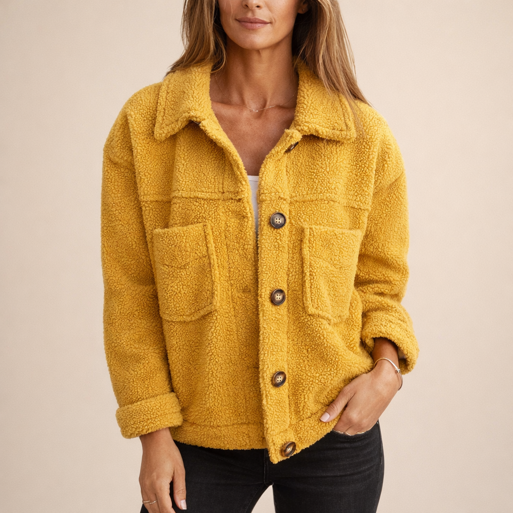 Diana™ | Przytulna kurtka zapinana na guziki