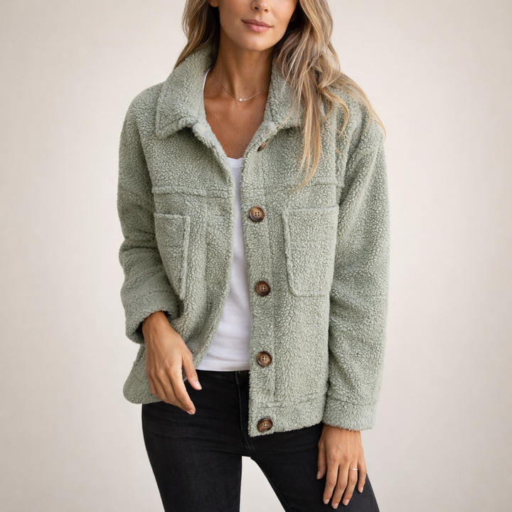 Diana™ | Przytulna kurtka zapinana na guziki