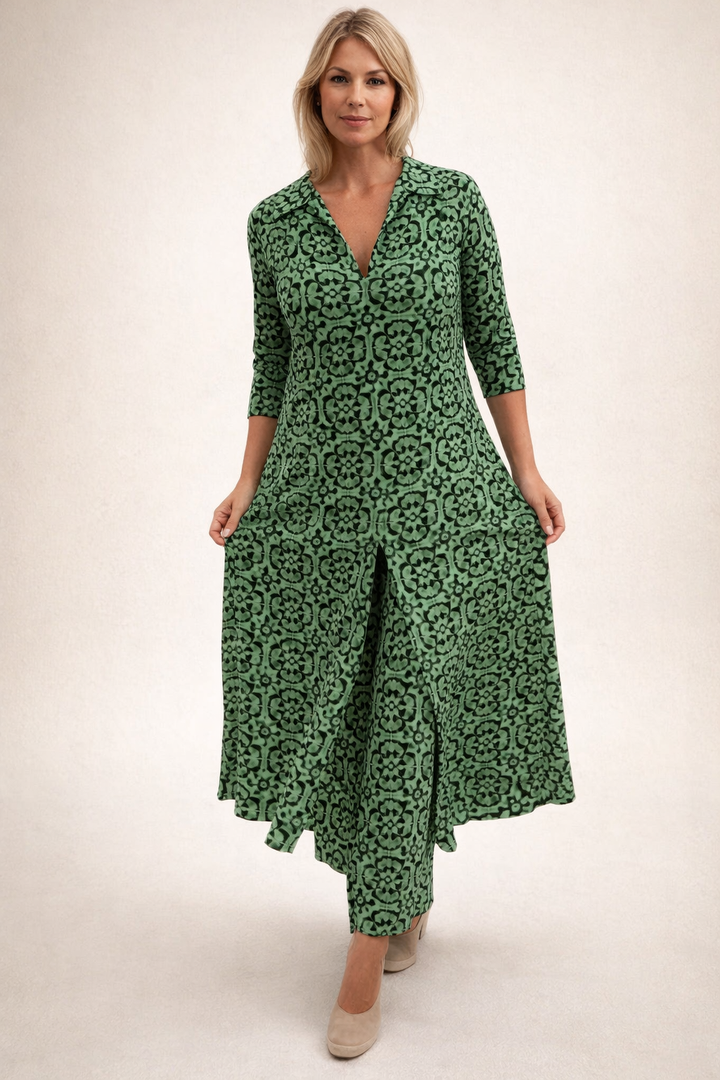 Margaret | Wzorzysta Sukienka