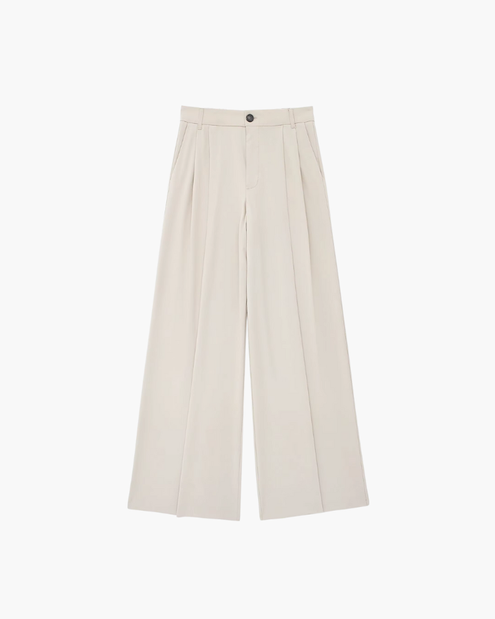 Laura | Szykowne Spodnie z Szeroką Nogawką