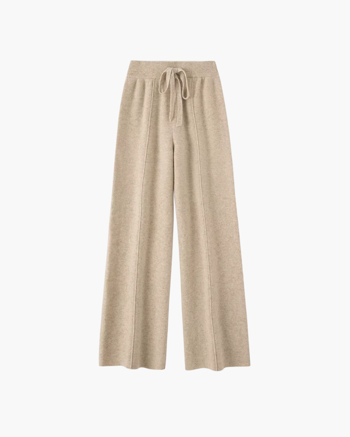 Ewa | Spodnie Z Czystej Wełny Merino