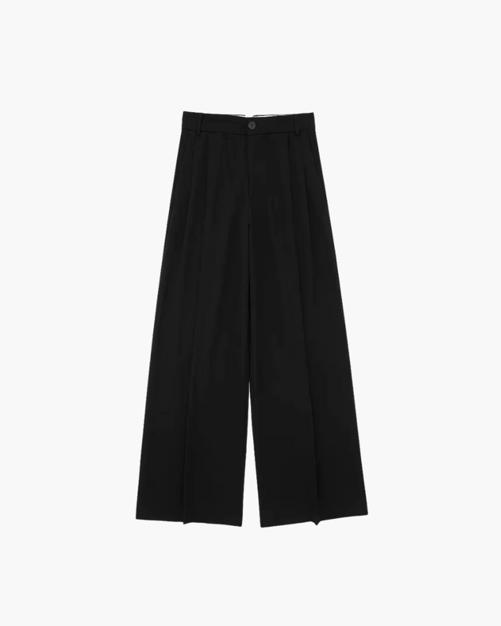 Laura | Szykowne Spodnie z Szeroką Nogawką