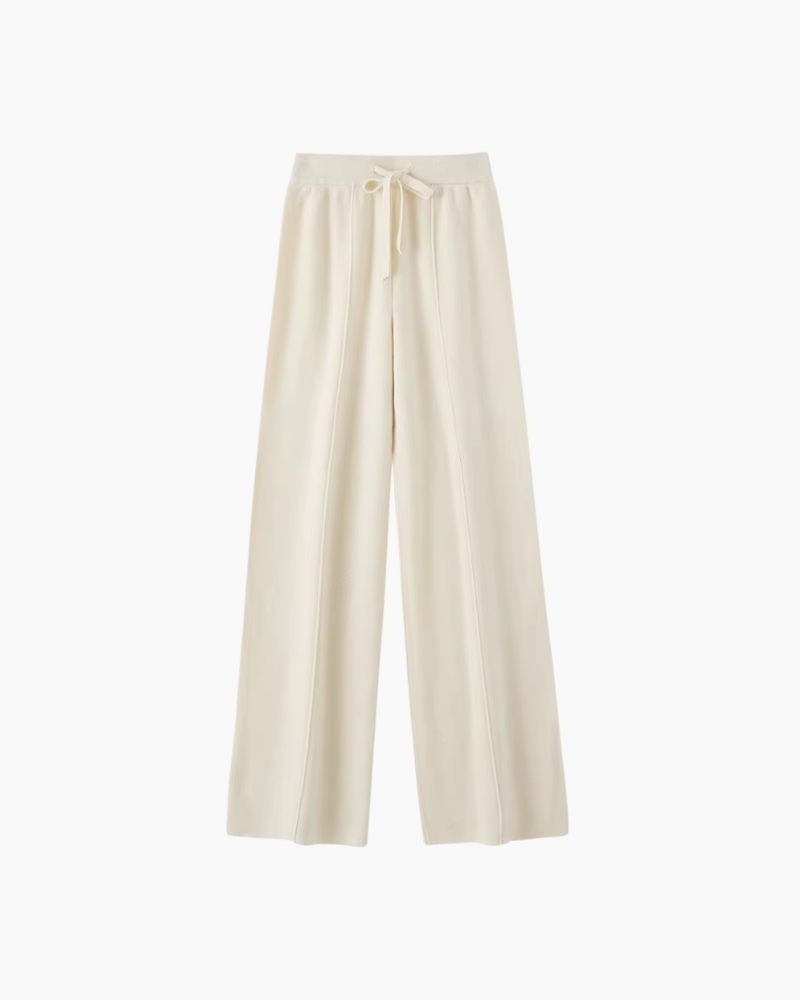 Ewa | Spodnie Z Czystej Wełny Merino