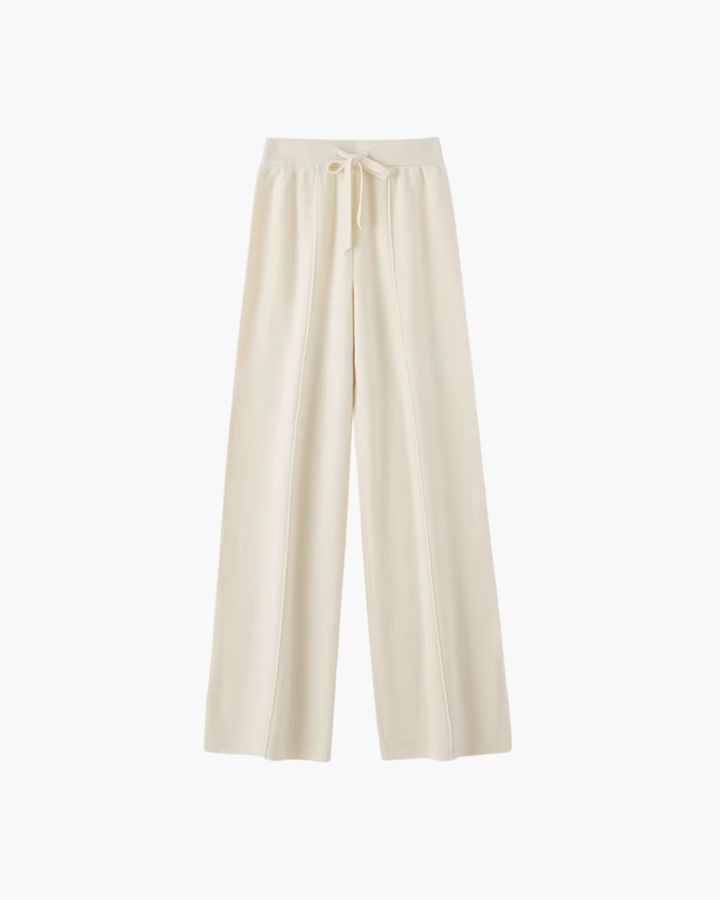 Ewa | Spodnie Z Czystej Wełny Merino