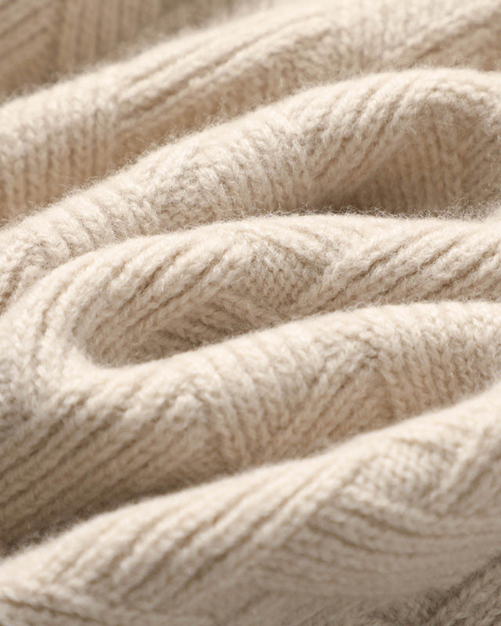 Katarzyna™ | Oversize Sweter z Jedwabistej Wełny