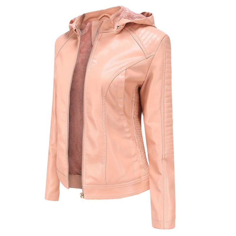 Ewa | Ocieplana Kurtka Z Kapturem