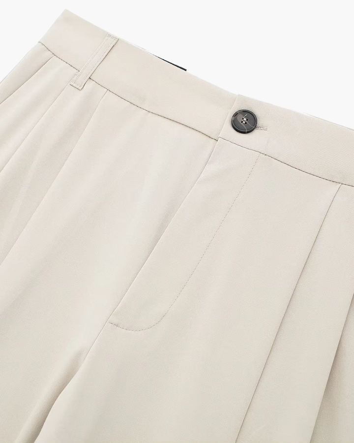 Laura | Szykowne Spodnie z Szeroką Nogawką