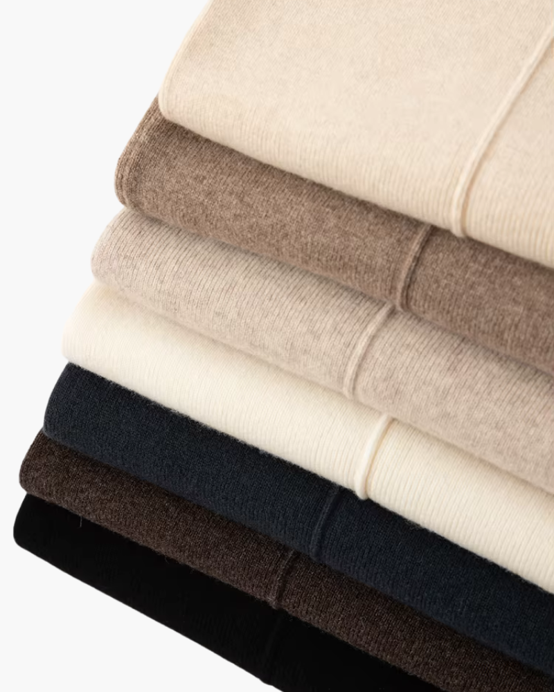 Ewa | Spodnie Z Czystej Wełny Merino