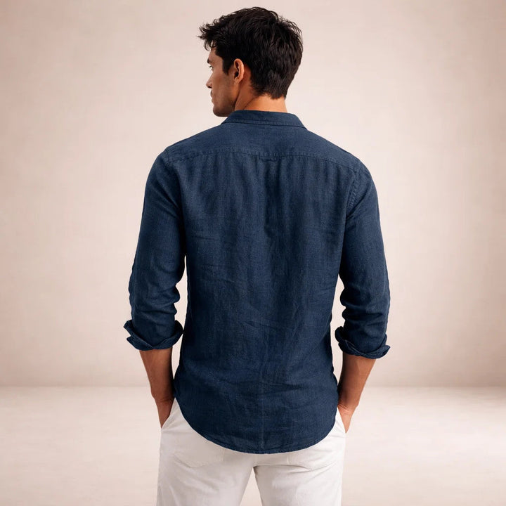 Emilio | Camisa de Lino para Hombre de Manga Larga