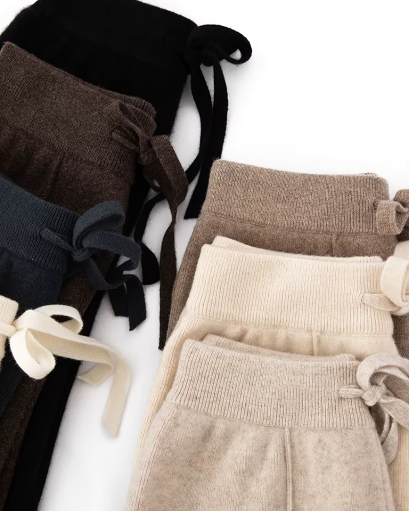 Ewa | Spodnie Z Czystej Wełny Merino