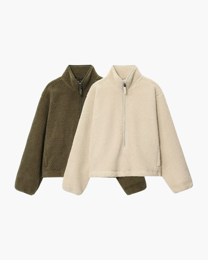 Martyna™ | Teddy Mikina z Zamkiem