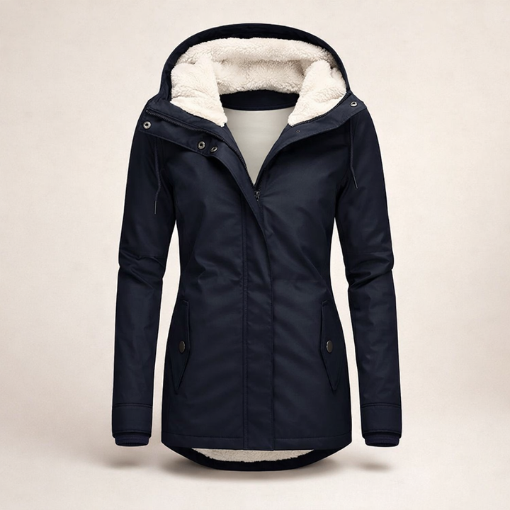 Zofia | Ocieplana Kurtka z Kapturem