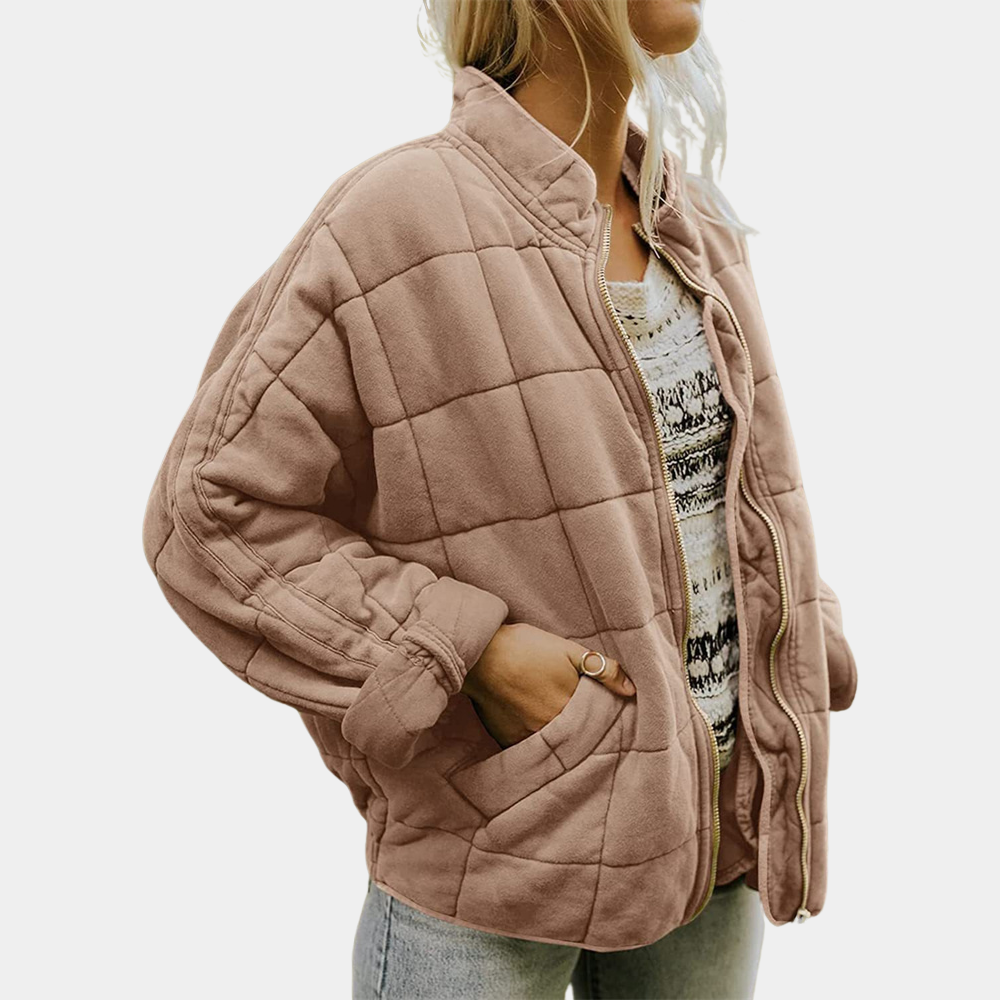 Elara™ | Stylowa i wygodna pikowana kurtka