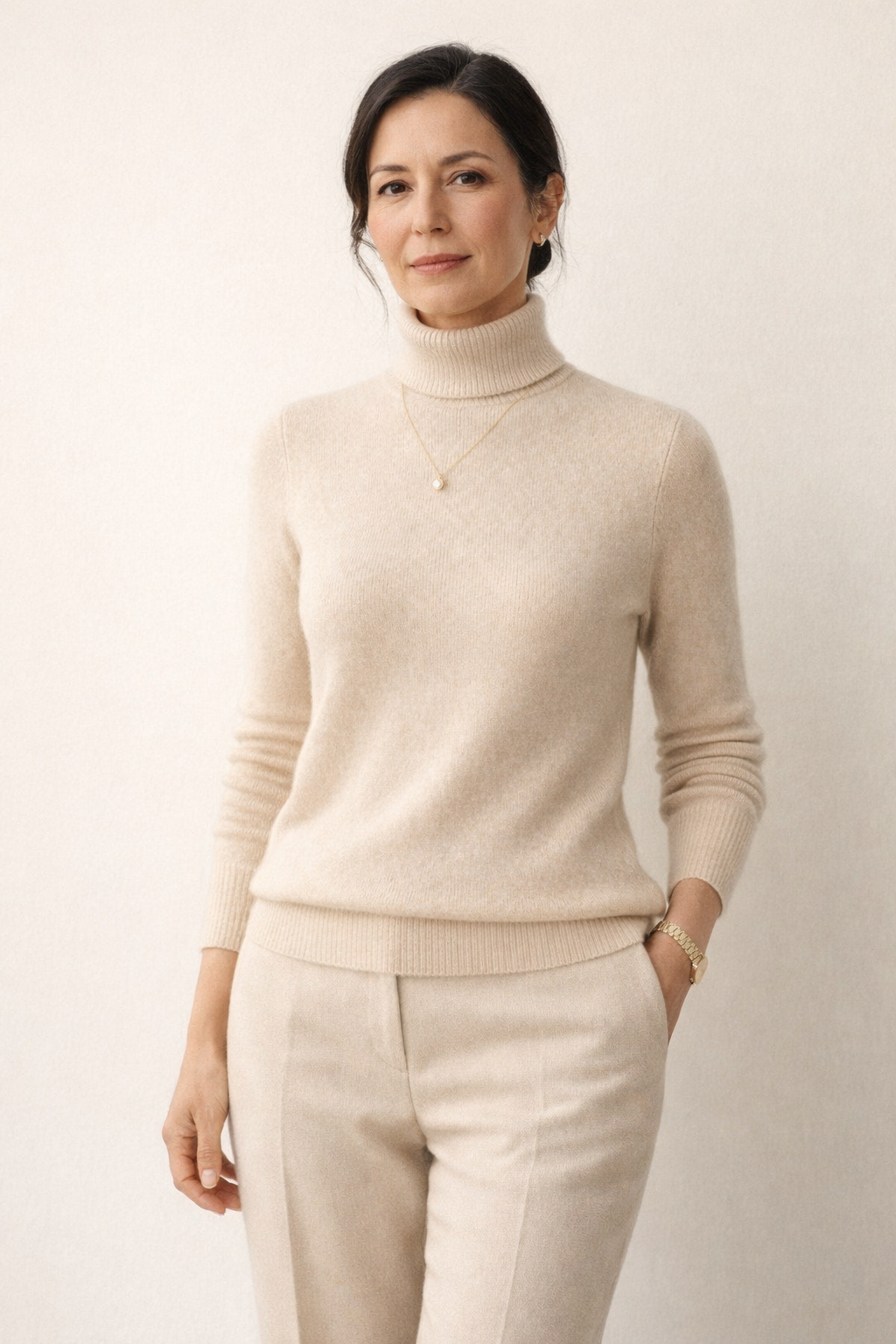 Anna | Klasyczny Golf Dzianinowy