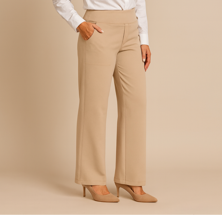 Beata™ | Eleganckie Spodnie Z Szeroką Nogawką
