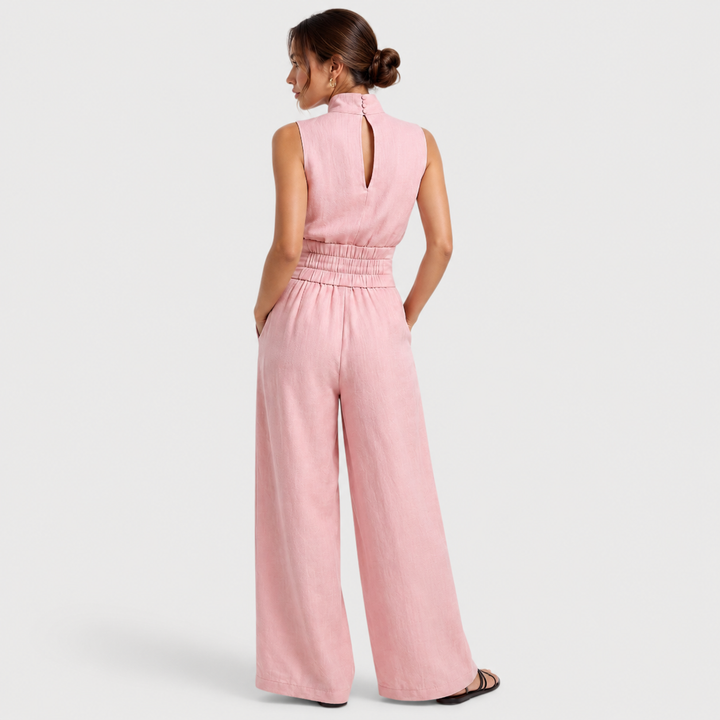 Natalia | Conjunto de Top sin Mangas y Pantalón Ancho