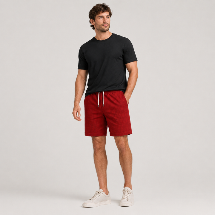 Nicolás | Pantalón Corto Casual con Cintura Elástica