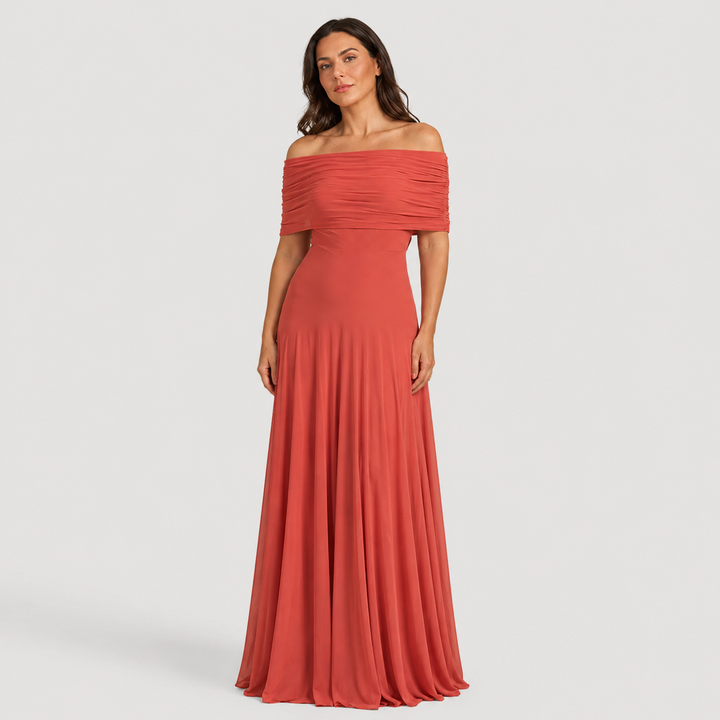 Valeria | Vestido Largo Asimétrico de Un Hombro