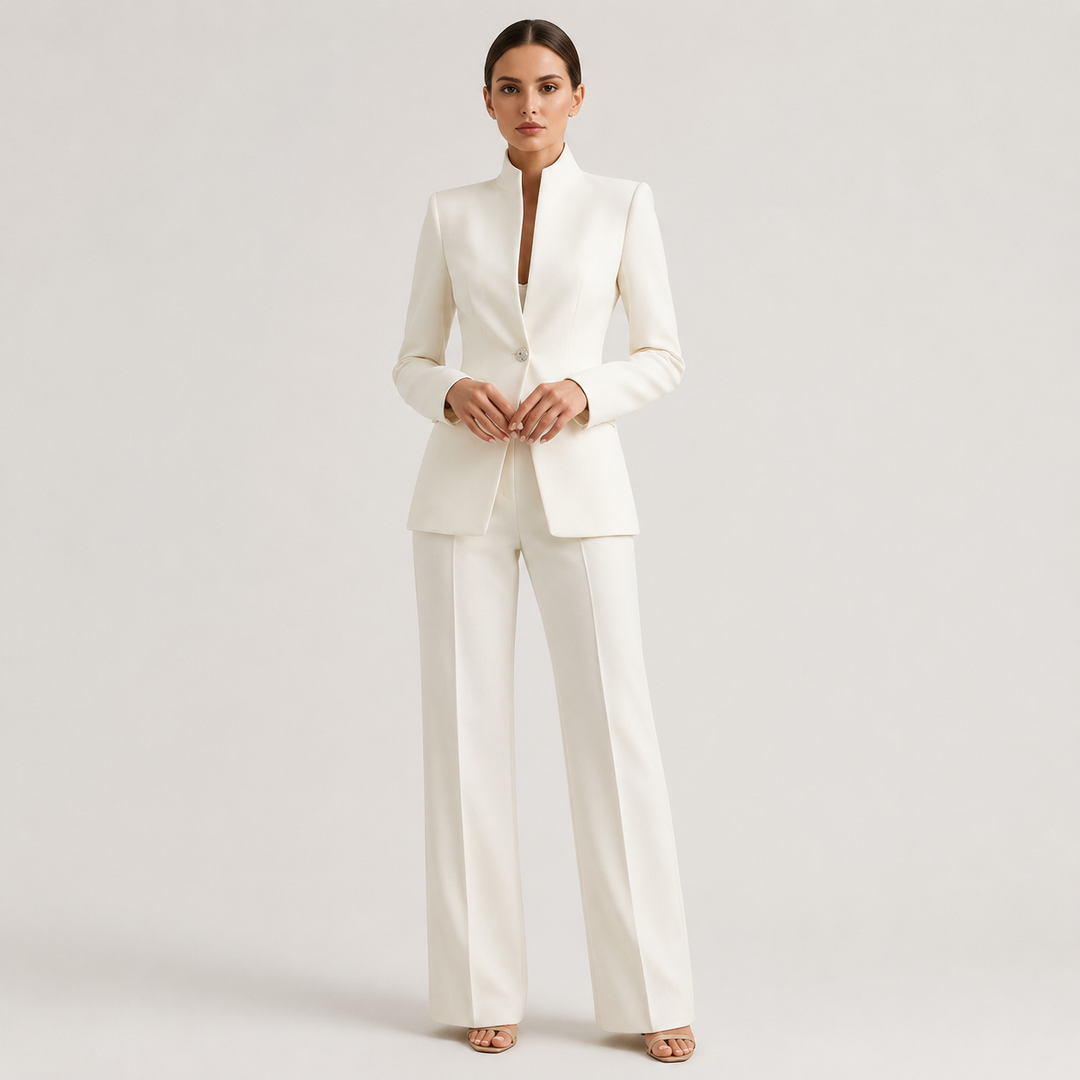 Sofía | Conjunto de Blazer Entallado y Pantalón Recto